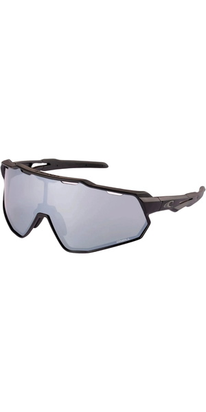 2026 O'Neill Mens Sunglasses 9040 ONS-9040-2.0-104P SL - Matte Black / Silver Flash